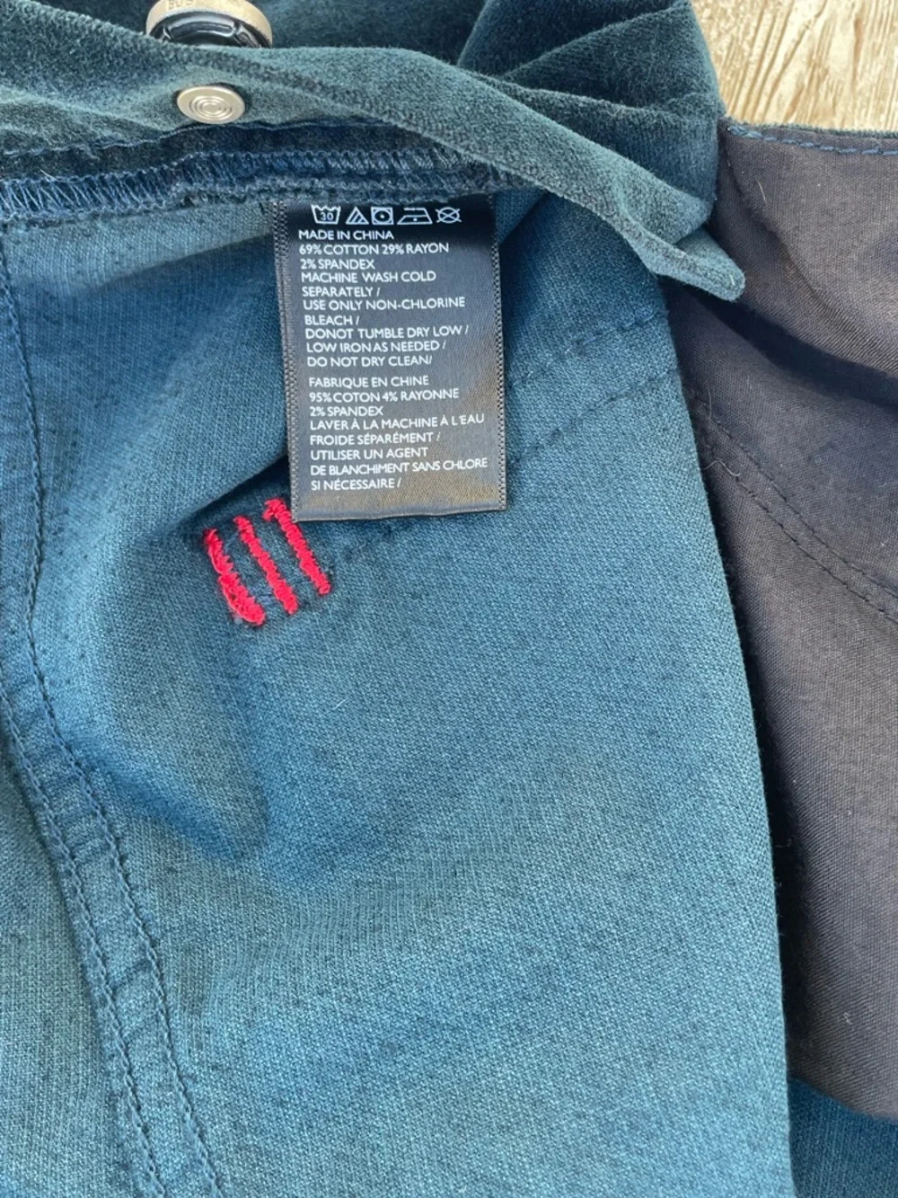 90s BDG Velvet Pinafore Overall Mini Dress Teal Blue XS EUC - Picture 11 of 14